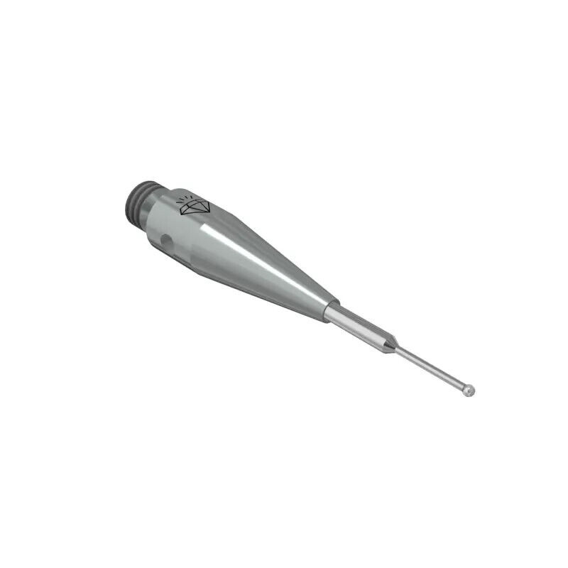 K650318 - Stylus M3 solid diamond ball Ø0,6mm,Metal duro stem Ømm, stainless aço base Ø4mm, L21,7mm, ML8,7mm, ML1 4,3mm, Mitutoyo