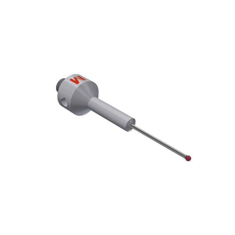 K650649 - Styli_Straight Metal duro stem step Ø4,0mm,-Ø1,0mm, base titanium Ø11,0mm, L 43,325mm, ML 18,325mm, Mitutoyo