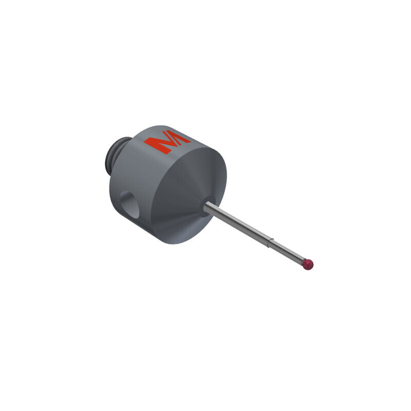 K650689 - Styli_Straight Metal duro stem step Ø1,0mm,- Ø0,8mm, base stainless aço Ø11,0mm, L 22,0mm, ML 22,0mm, Mitutoyo