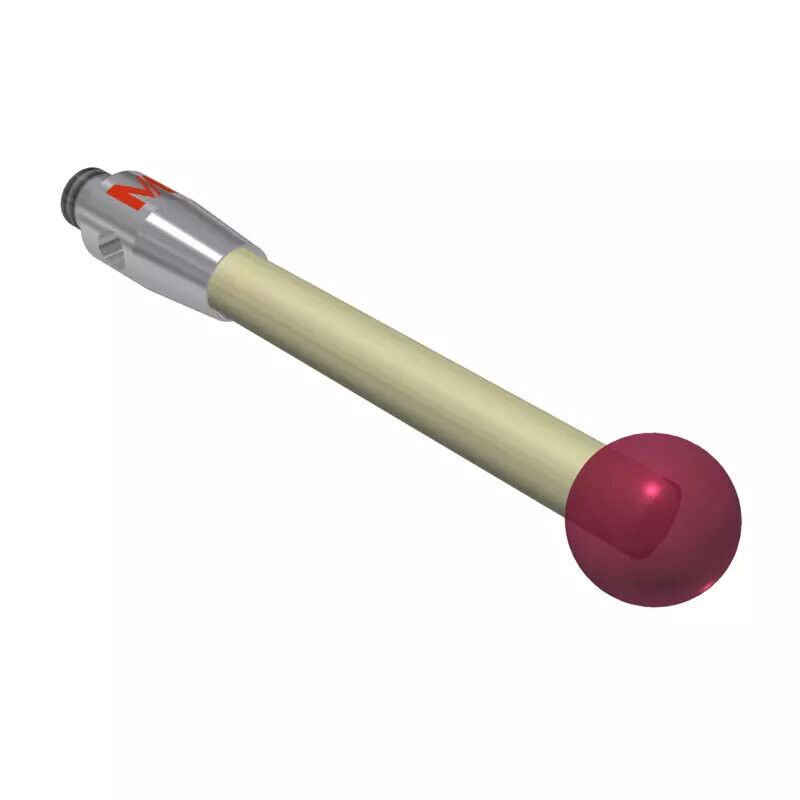 K651004 - Styli_Straight Cerâmica stem Ø2,0mm, base stainless aço Ø3,0mm,L 20,0mm, ML 20,0mm, Mitutoyo