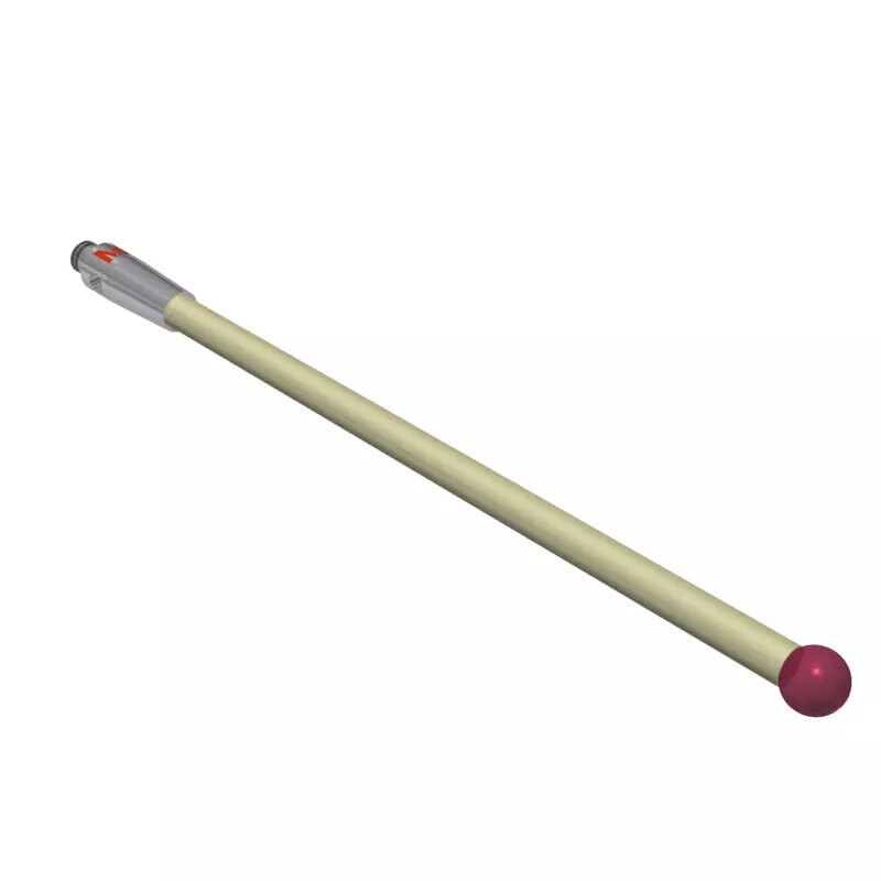 K651009 - Styli_Straight Cerâmica stem Ø2,0mm, base stainless aço Ø3,0mm,L 50,0mm, ML 47,5mm, Mitutoyo
