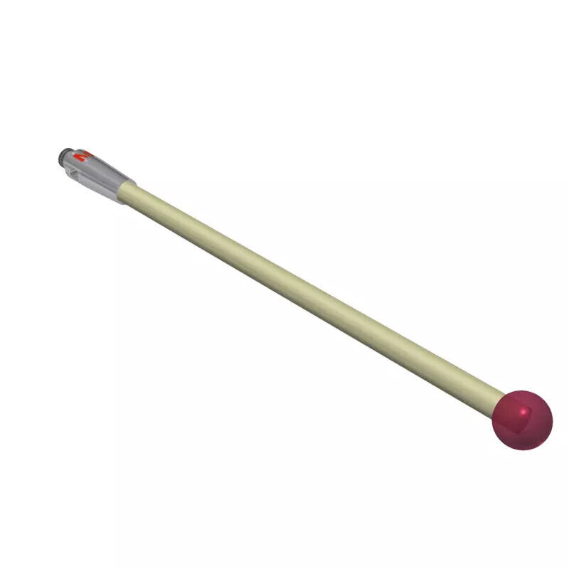 K651010 - Styli_Straight Cerâmica stem Ø2,0mm, base stainless aço Ø3,0mm,L 50,0mm, ML 50,0mm, Mitutoyo