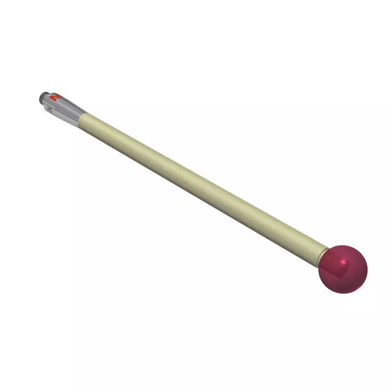 K651011 - Styli_Straight Cerâmica stem Ø2,5mm, base stainless aço Ø3,0mm,L 50,0mm, ML 50,0mm, Mitutoyo
