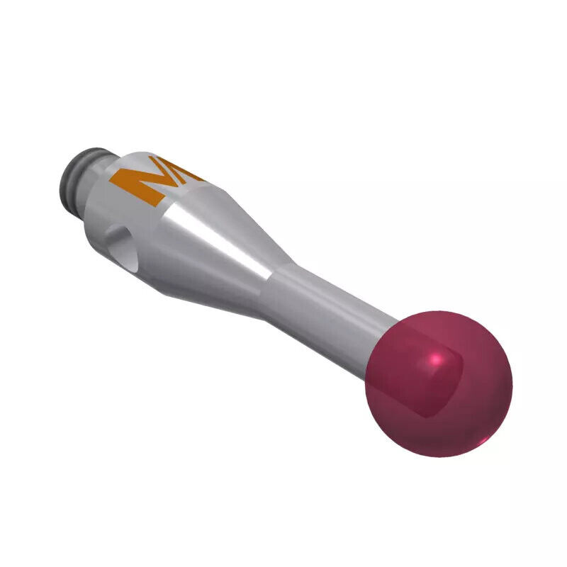 K651016 - Styli_Straight stainless aço stem Ø1,5mm, base stainless aço Ø3,0mm,L 10,0mm, ML 7,5mm, Mitutoyo