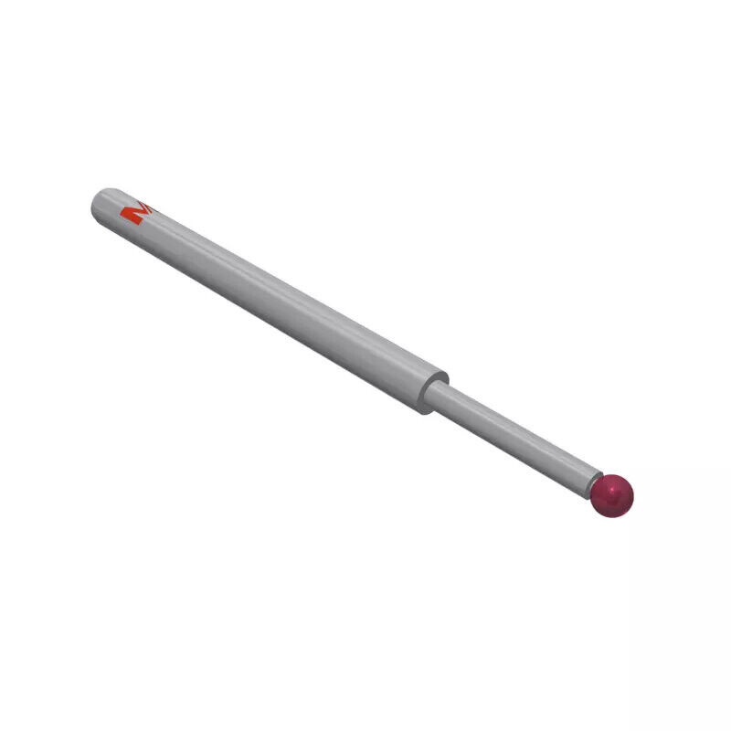 K651071 - Styli_Clamping Metal duro stem Ø1,0mm, stainless aço base Ø6,0mm, L 15,4mm, ML 4,4mm, Mitutoyo