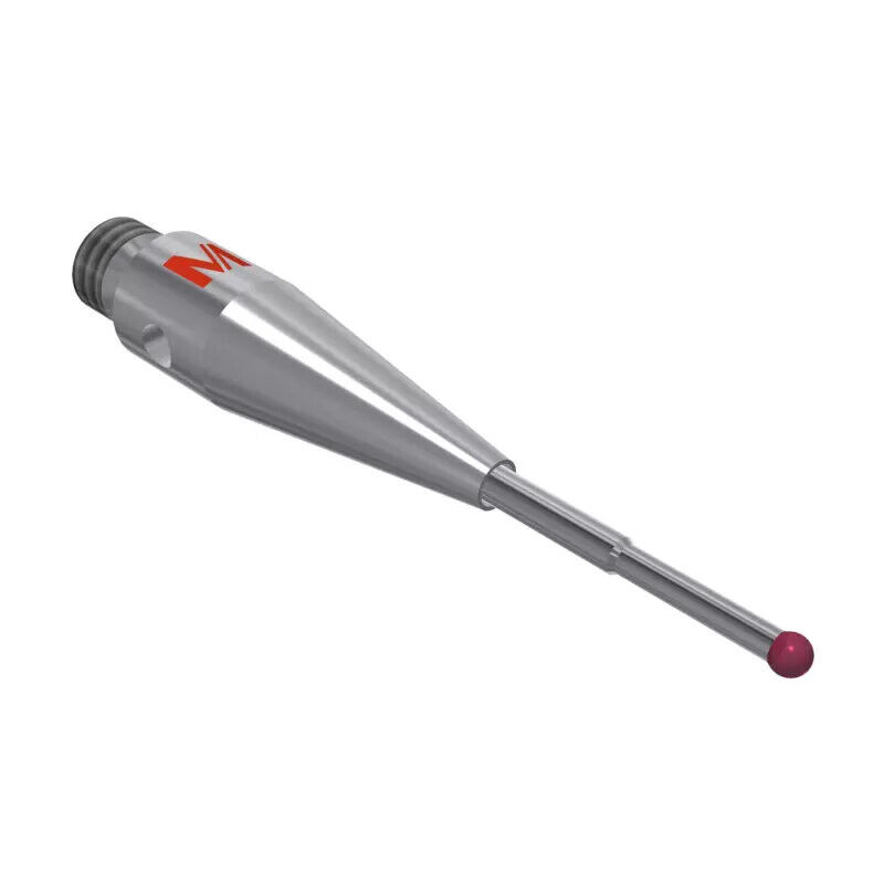 K651102 - Styli_Straight Metal duro stem step Ø1,0-0,8mm, base stainless aço Ø4,0mm,L 21,5mm, ML 8,5mm, ML1 4,5mm, Mitutoyo