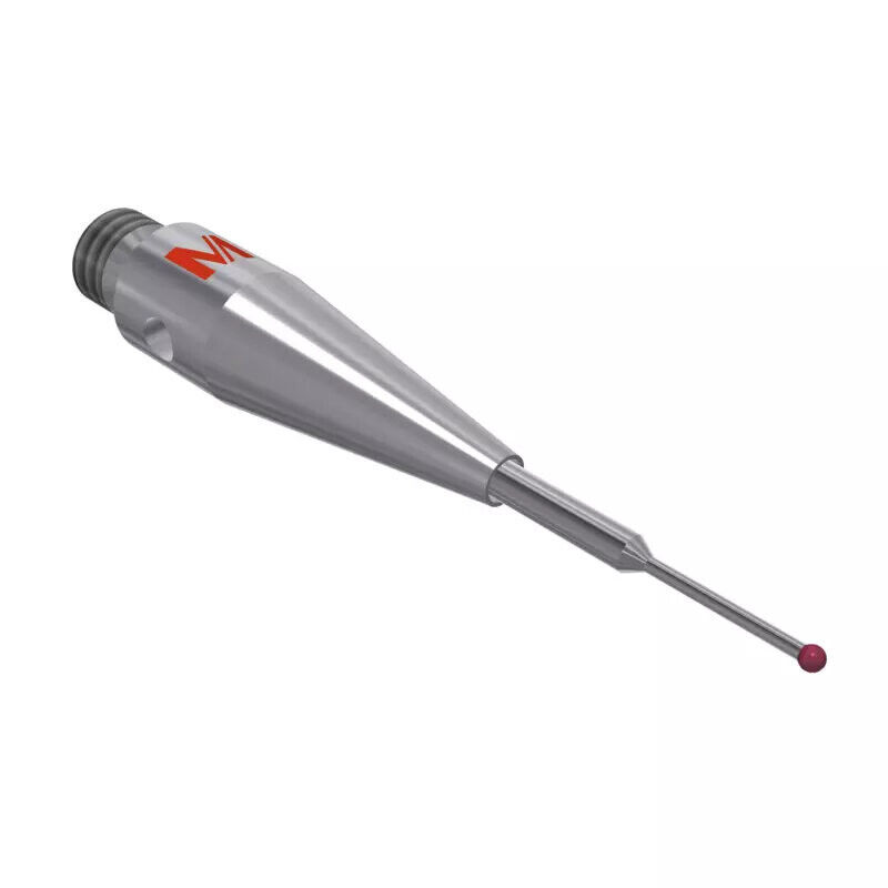 K651104 - Styli_Straight Metal duro stem step Ø1,0-0,4mm, base stainless aço Ø4,0mm,L 21,7mm, ML 8,7mm, ML1 4,3mm, Mitutoyo
