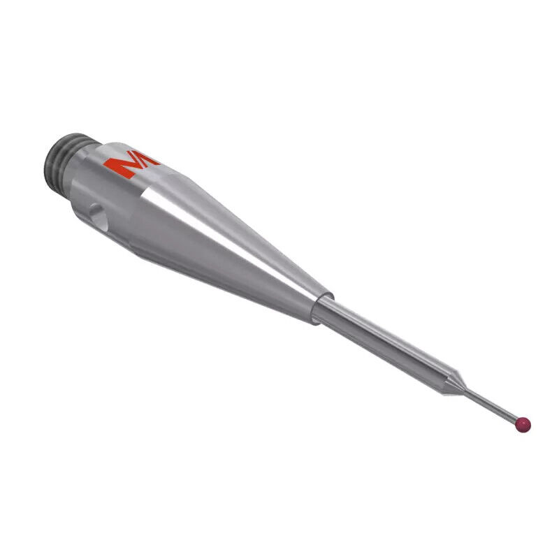 K651105 - Styli_Straight Metal duro stem step Ø1,0-0,3mm, base stainless aço Ø4,0mm,L 21,75mm, ML 8,75mm, ML1 2,25mm, Mitutoyo