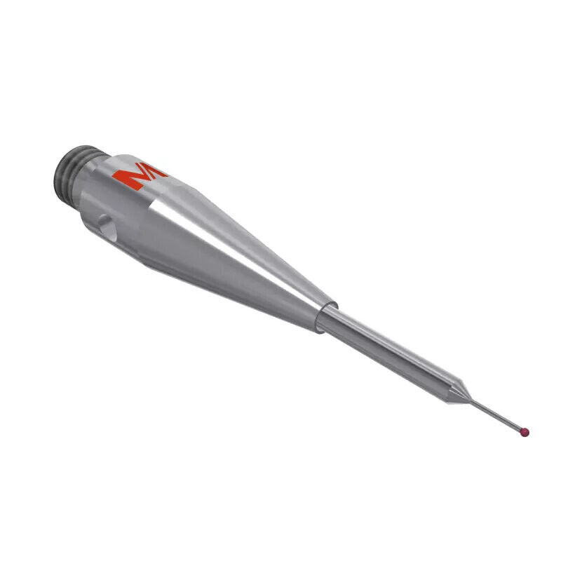 K651106 - Styli_Straight Metal duro stem step Ø1,0-0,2mm, base stainless aço Ø4,0mm,L 21,85mm, ML 8,85mm, ML1 2,15mm, Mitutoyo