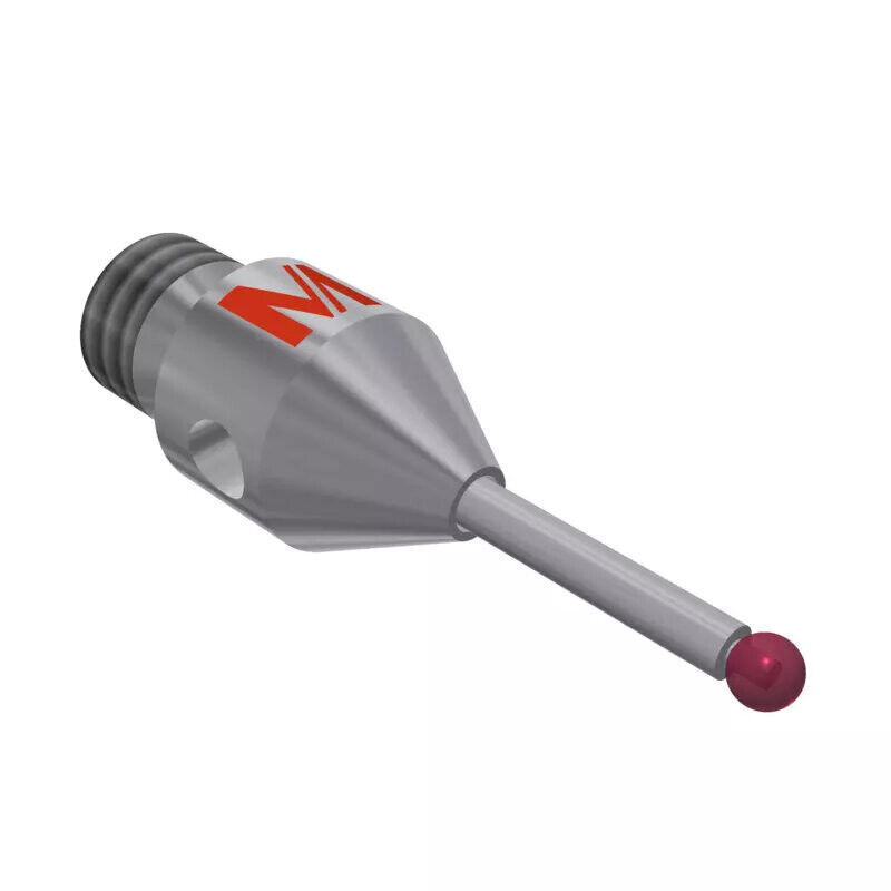 K651107 - Styli_Straight Metal duro stem Ø0.8mm, base stainless aço Ø4,0mm,L 10,0mm, ML 5,0mm, Mitutoyo