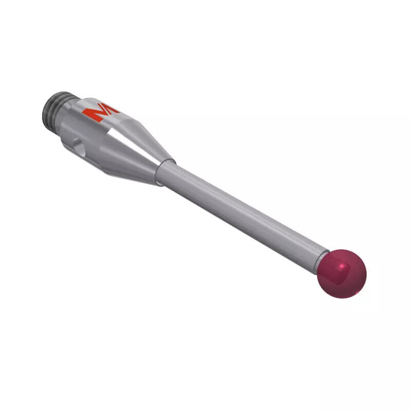 K651114 - Styli_Straight Metal duro stem Ø1.5mm, base stainless aço Ø4,0mm,L 21,0mm, ML 14,0mm, Mitutoyo