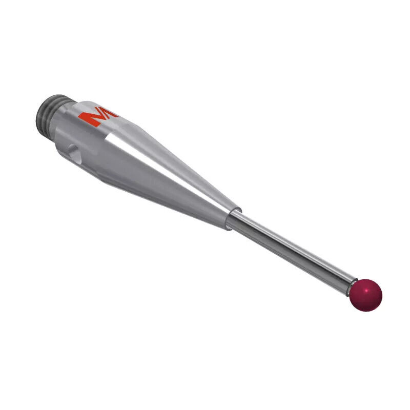 K651118 - Styli_Straight Metal duro stem Ø1,0mm, base stainless aço Ø4,0mm,L 21,35mm, ML 8,7mm, Mitutoyo