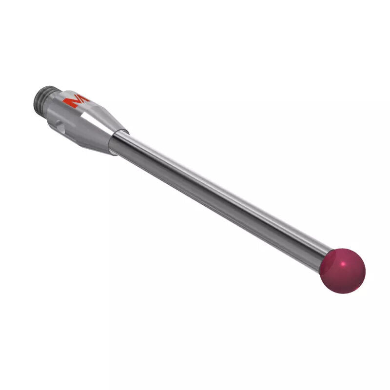 K651122 - Styli_Straight Metal duro stem Ø2,0mm, base stainless aço Ø4,0mm,L 30,0mm, ML 22,5mm, Mitutoyo