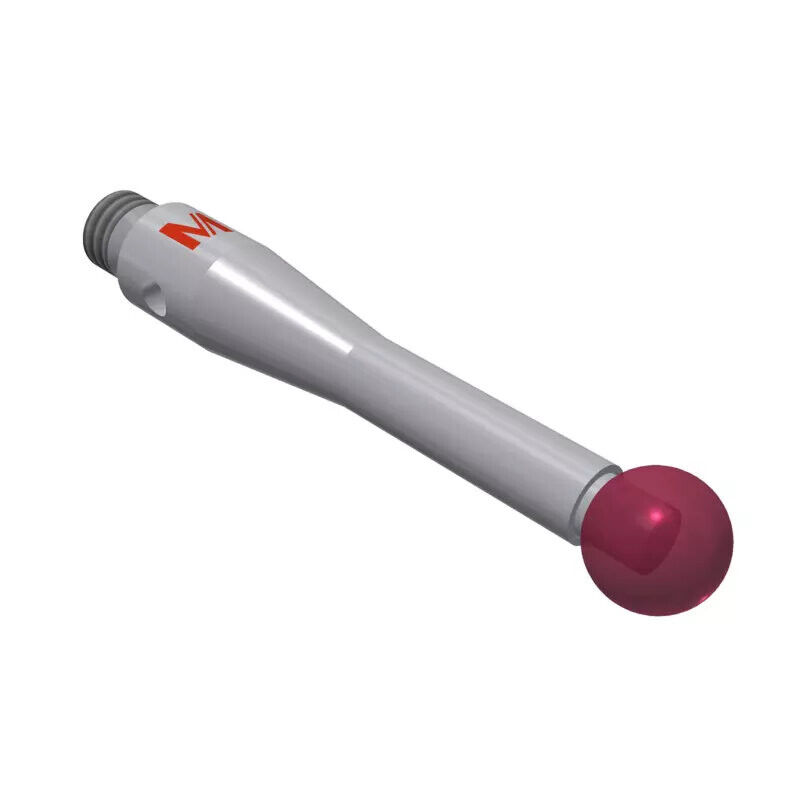 K651149 - Styli_Straight stainless aço stem Ø2,5mm, base stainless aço Ø4,0mm,L 21,0mm, ML 17,0mm, Mitutoyo