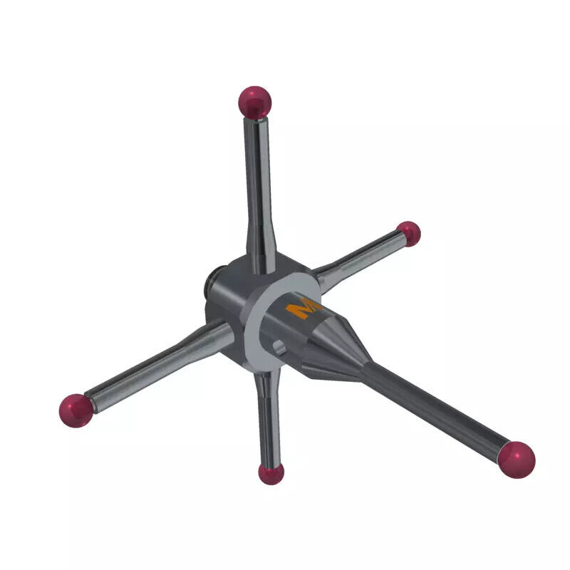 K651163 - Styli_Star Metal duro stem Ø1,5mm, Metal duro stem DS1 Ø2,0mm,base stainless aço 3H7 mm,L 30,0mm, ML 8,0mm, ML1 18,5mm, Mitutoyo