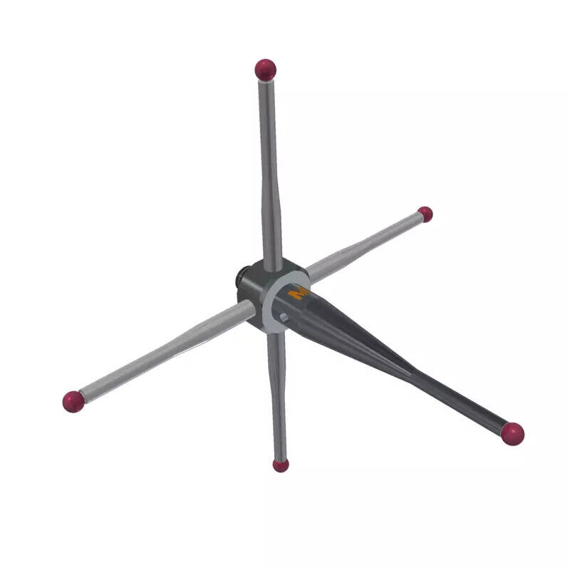 K651164 - Styli_Star Metal duro stem Ø1,5mm, Metal duro stem DS1 Ø2,0mm,base stainless aço 3H7 mm,L 50,0mm, ML 12,0mm, ML1 28,5mm, Mitutoyo