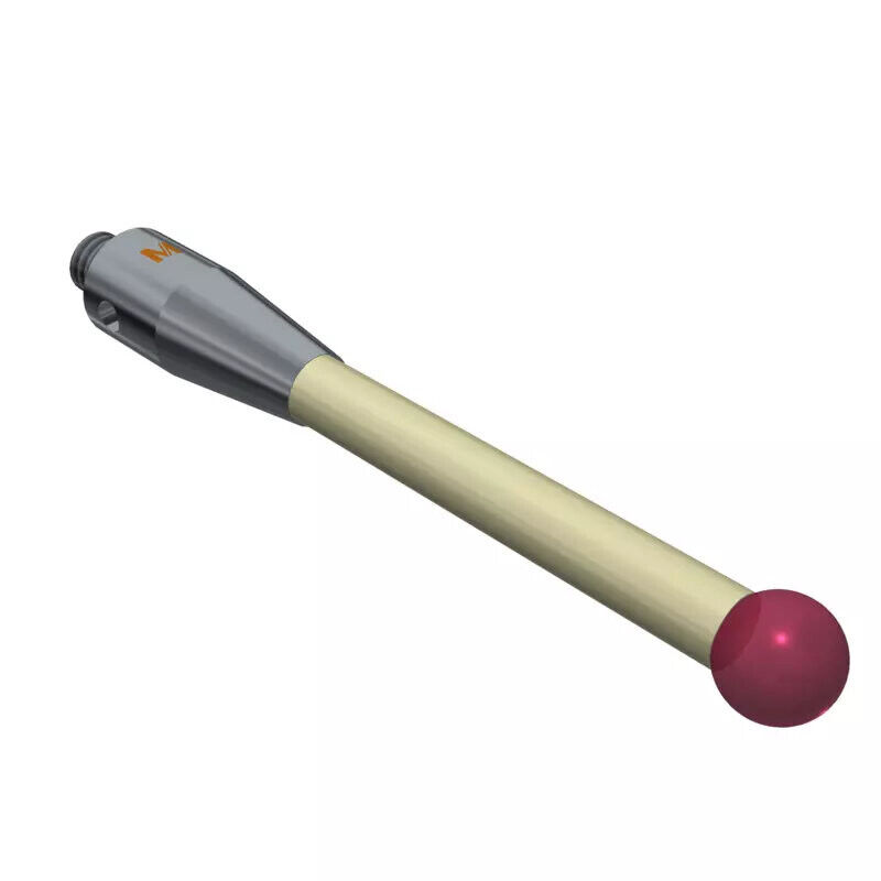 K651181 - Stylus M4 ruby ball Ø6,0mm,Cerâmica stem Ø4,0mm, stainless aço base Ø7,0mm, L 47,0mm, ML 36,00mm, Mitutoyo