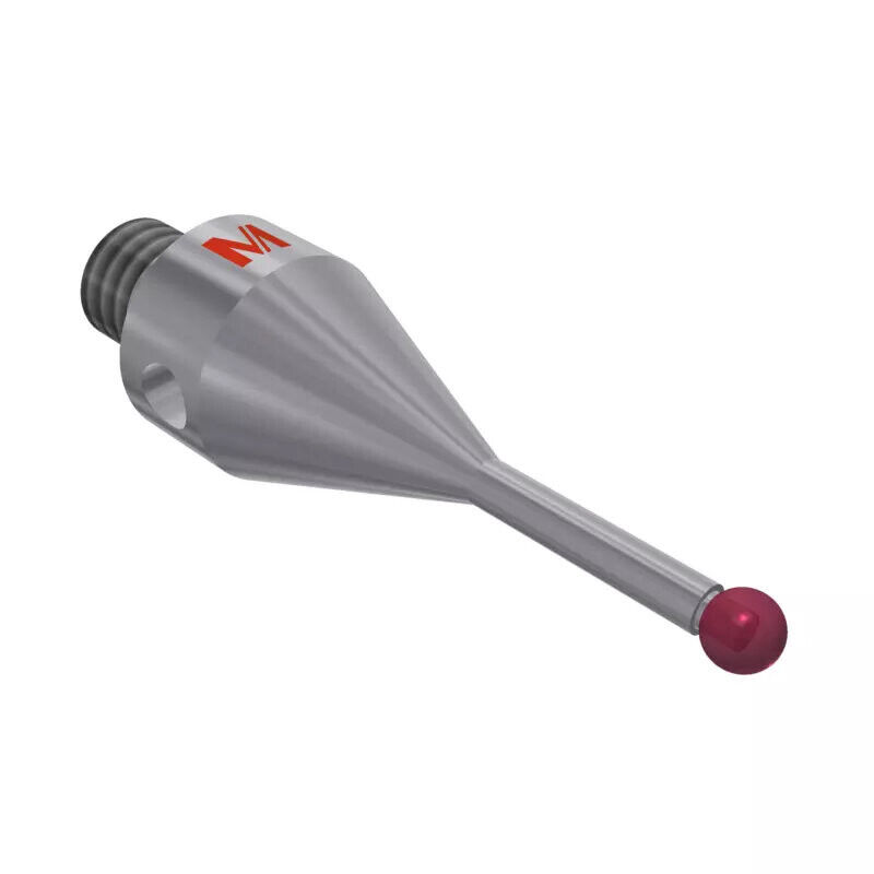 K651187 - Styli_Straight stainless aço stem Ø1,35mm, base stainless aço Ø7,0mm,L 19,0mm, ML 8,0mm, Mitutoyo