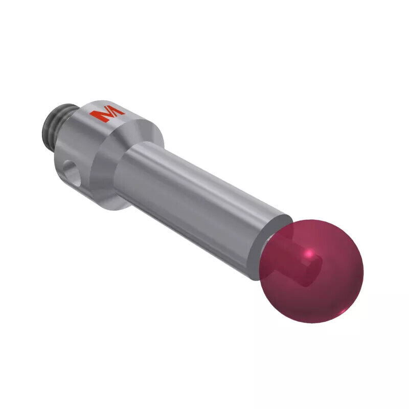 K651190 - Styli_Straight stainless aço stem Ø4,0mm, base stainless aço Ø7,0mm,L 20,0mm, ML 15,5mm, Mitutoyo