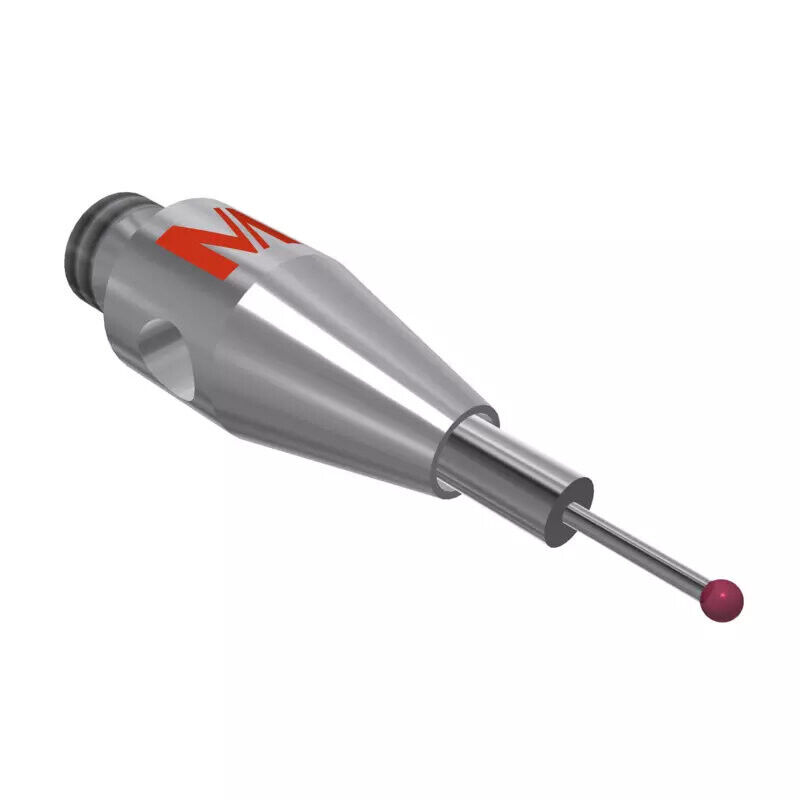 K651234 - Styli_Straight Metal duro stem Ø1,0-0,3mm, base stainless aço Ø3,0mm,L 10,0mm, ML 4,0mm, Mitutoyo