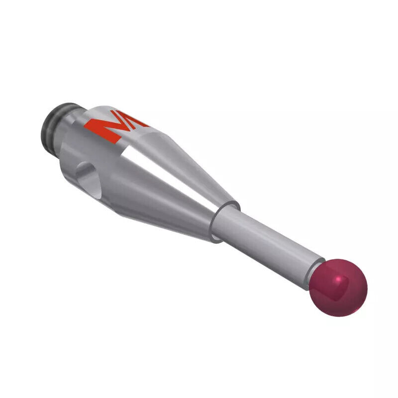 K651238 - Styli_Straight Metal duro stem Ø1,0mm, base stainless aço Ø3,0mm,L 10,0mm, ML 4,0mm, Mitutoyo