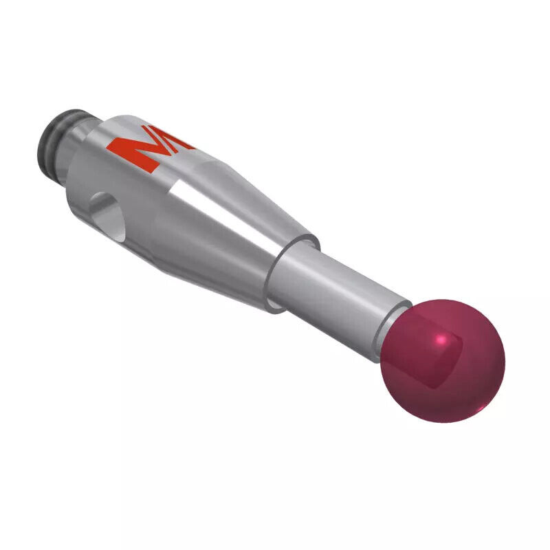 K651241 - Styli_Straight Metal duro stem Ø1,5mm, base stainless aço Ø3,0mm,L 10,0mm, ML 5,0mm, Mitutoyo