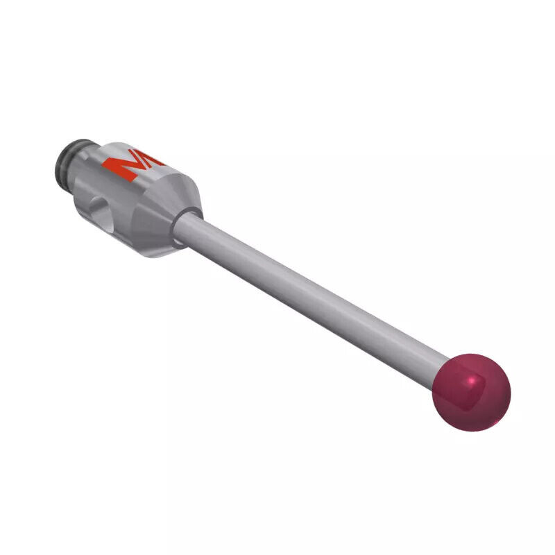 K651247 - Styli_Straight Metal duro stem Ø1,0mm, base stainless aço Ø3,0mm,L 15,0mm, ML 11,0mm, Mitutoyo