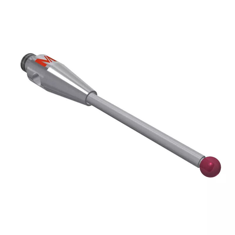 K651250 - Styli_Straight Metal duro stem Ø1,0mm, base stainless aço Ø3,0mm,L 20,0mm, ML 12,5mm, Mitutoyo