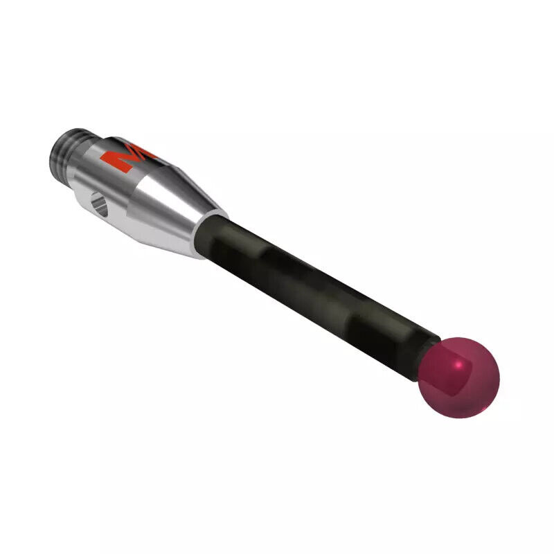 K651297 - Styli_Straight carbon fibre Ø2,0mm, base stainless aço Ø4,0mm,L 21,0mm, ML 14,7mm, Mitutoyo