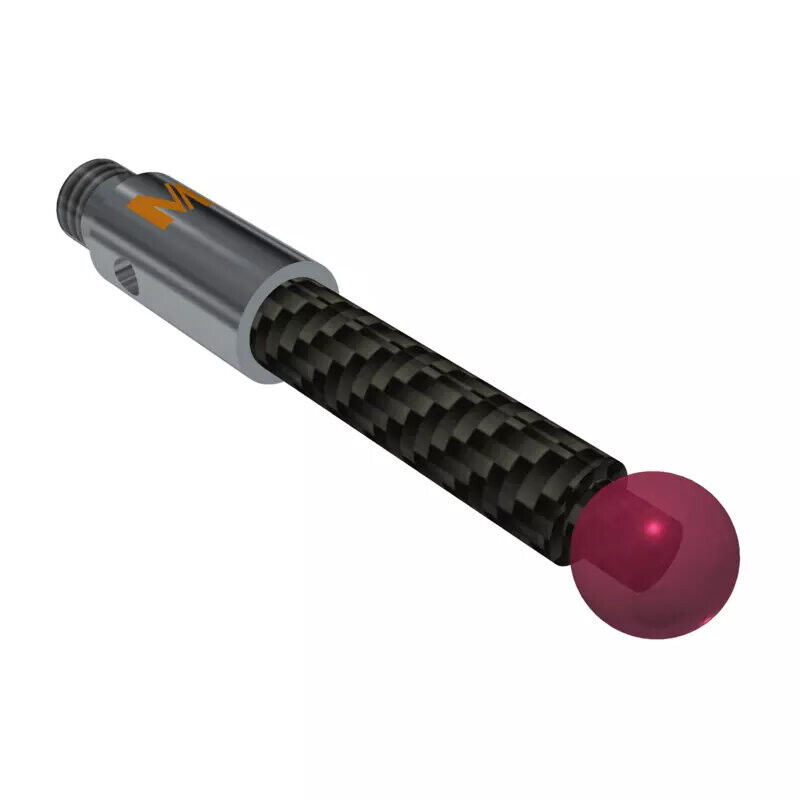 K651298 - Styli_Straight carbon fibre Ø3,0mm, base stainless aço Ø4,0mm,L 21,0mm, ML 13,5mm, Mitutoyo