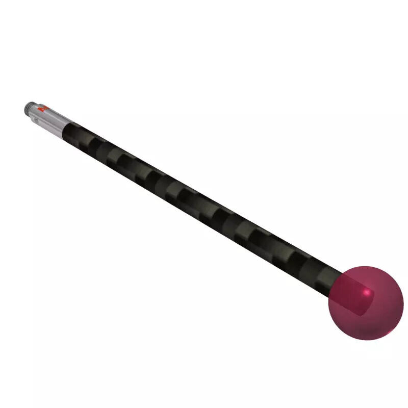 K651310 - Styli_Straight carbon fibre Ø4,0mm, base stainless aço Ø4,0mm,L 75,0mm, ML 75,0mm, Mitutoyo