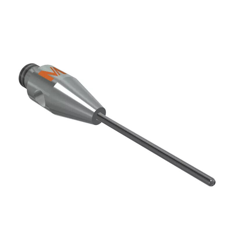 K651342 - Cylinder stylus M2 ø0,5mm,Cylinder stylus M2, cylinder Ø0,5mm, Metal duro stem Ø0,5mm, stainless aço base Ø3mm, L15,0mm, ML9,0mm, Mitutoyo