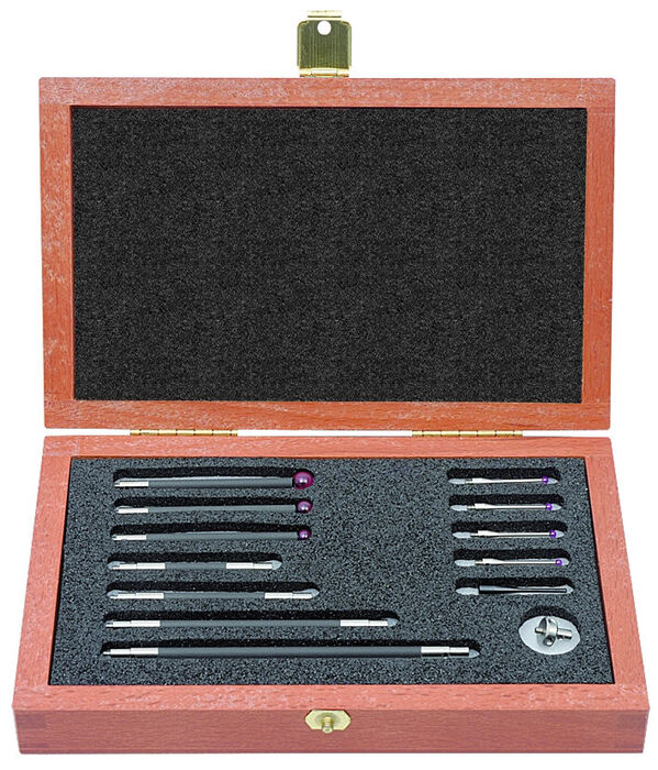 K651354 - Styli_Kits Basic equipment com carbon fibre styli components, 12 pieces, Mitutoyo