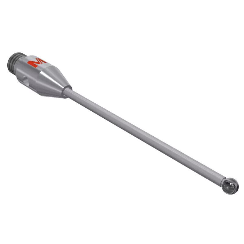 K651369 - Stylus M3 silicon nitride ball Ø1,5mm,Metal duro stem Ø1,0mm, stainless aço base Ø4,0mm, L 30,0mm, ML 22,5mm, Mitutoyo