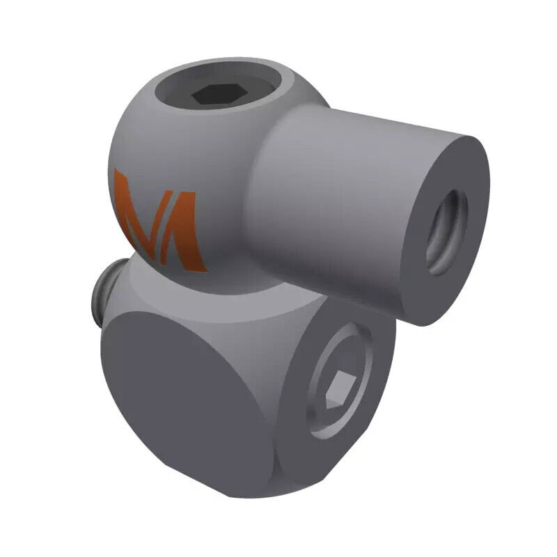K651451 - Joint M4, stainless Aço Adjustable joint M4 stainless aço, L 15,0mm, Mitutoyo