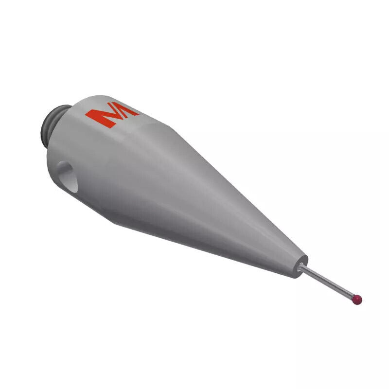 K651482 - Stylus M5 ruby ball Ø0,7mm, Metal duro stem Ø0,5mm, titanium base Ø10,0mm, L30mm, ML 5mm, Mitutoyo