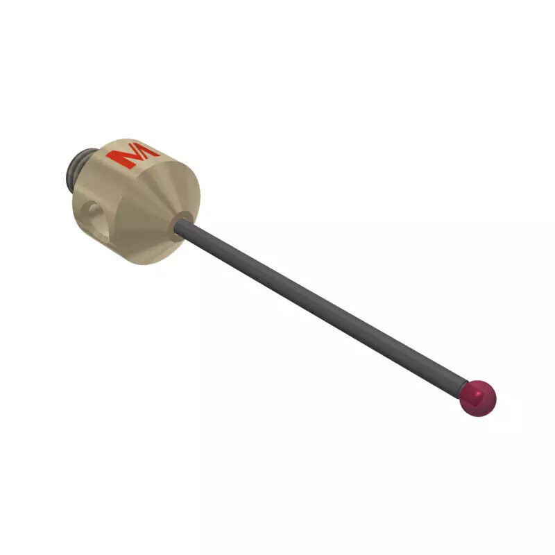 K651491 - Stylus M5 ruby ball Ø2,5mm,Stylus M5 ruby ball Ø2,5mm
, Metal duro stem Ø1,5mm, titanium base Ø10,0mm, L40mm, ML 31mm, Mitutoyo