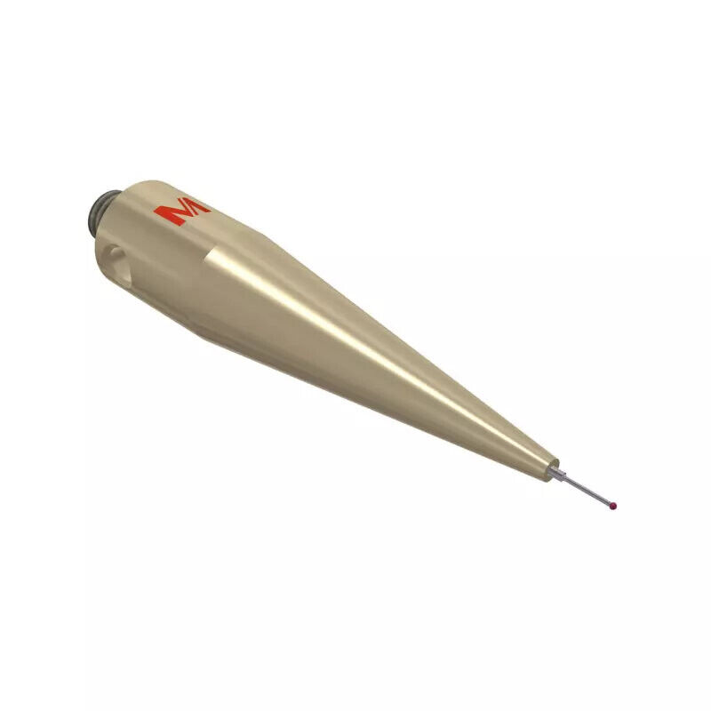 K651493 - Stylus M5 ruby ball Ø0,5mm,Stylus M5 ruby ball Ø0,5mm
, Metal duro stem Ø0,7mm, titanium base Ø10,0mm, L50mm, ML 5mm", ML1 4mm, Mitutoyo