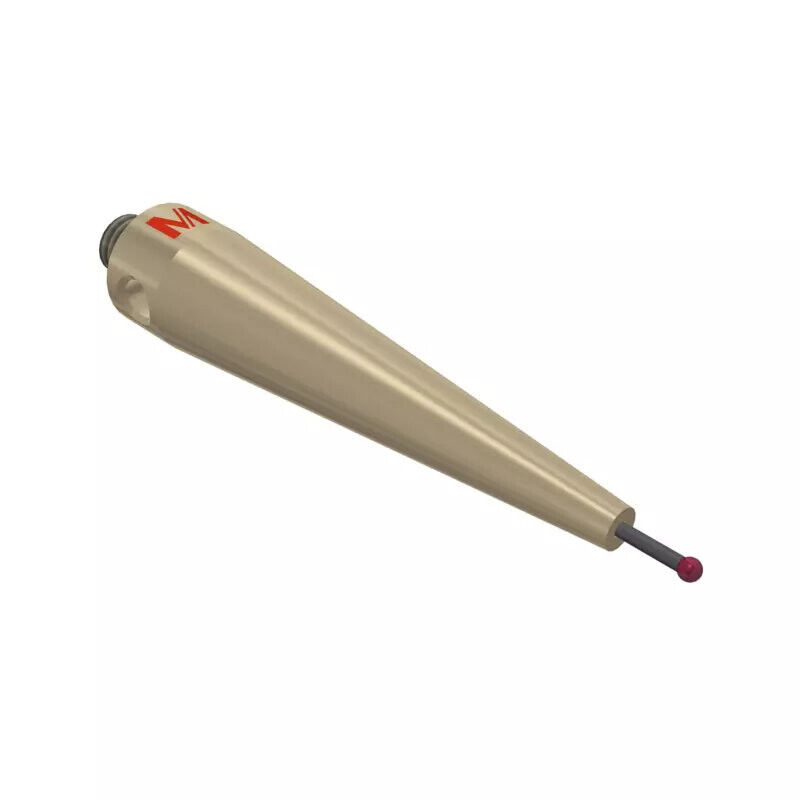 K651496 - Stylus M5 ruby ball Ø1,5mm,Stylus M5 ruby ball Ø1,5mm
, Metal duro stem Ø1mm, titanium base Ø10,0mm, L50mm, ML 5mm, Mitutoyo