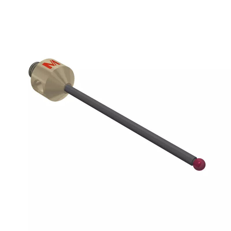 K651499 - Stylus M5 ruby ball Ø2,5mm,Stylus M5 ruby ball Ø2,5mm
, Metal duro stem Ø2mm, titanium base Ø10,0mm, L50mm, ML 41mm, Mitutoyo