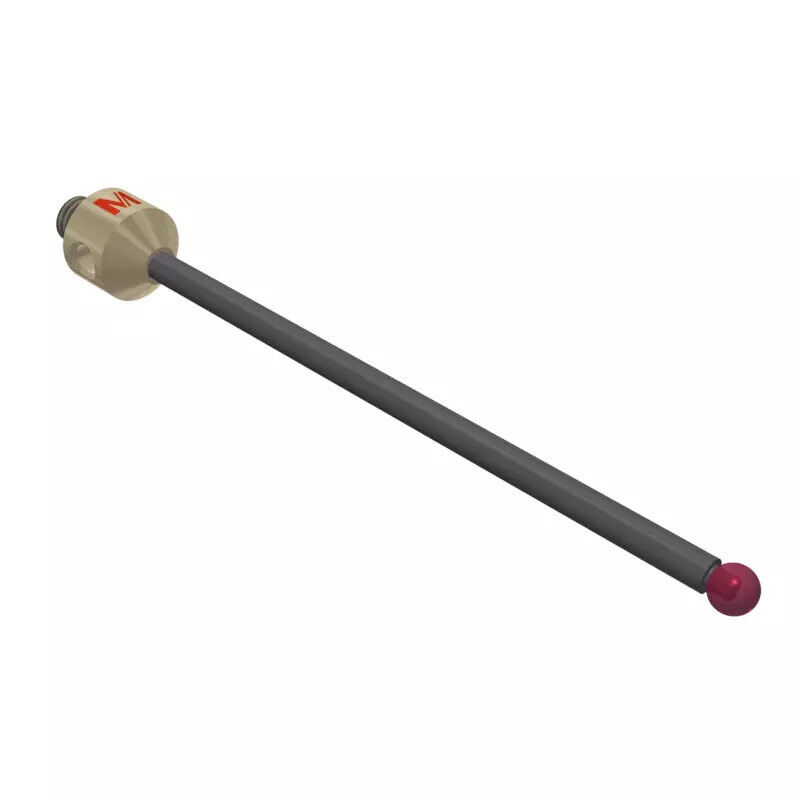 K651511 - Stylus M5 ruby ball Ø4,0mm,Stylus M5 ruby ball Ø4,0mm
, Metal duro stem Ø3mm, titanium base Ø10,0mm, L75mm, ML 66mm, Mitutoyo