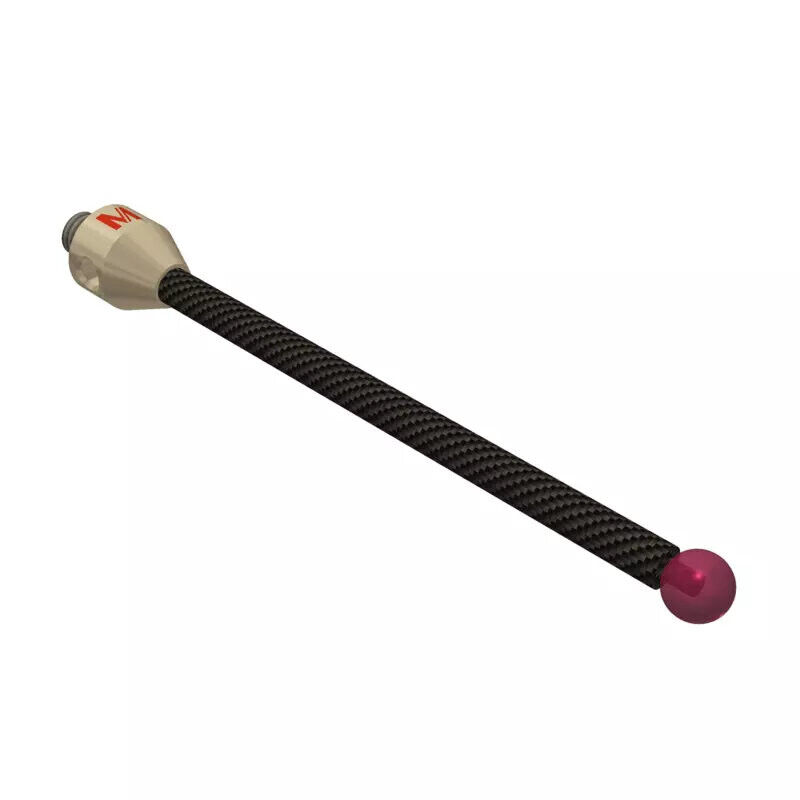 K651512 - Stylus M5 ruby ball Ø6,0mm,Stylus M5 ruby ball Ø6,0mm
, carbon fibre stem Ø4mm, titanium base Ø10,0mm, L75mm, ML 65,1mm, Mitutoyo