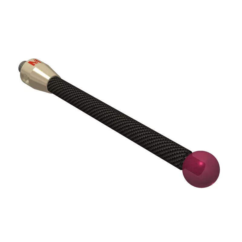 K651514 - Stylus M5 ruby ball Ø10,0mm,Stylus M5 ruby ball Ø10,0mm
, carbon fibre stem Ø6mm, titanium base Ø10,0mm, L75mm, ML 69,5mm, Mitutoyo