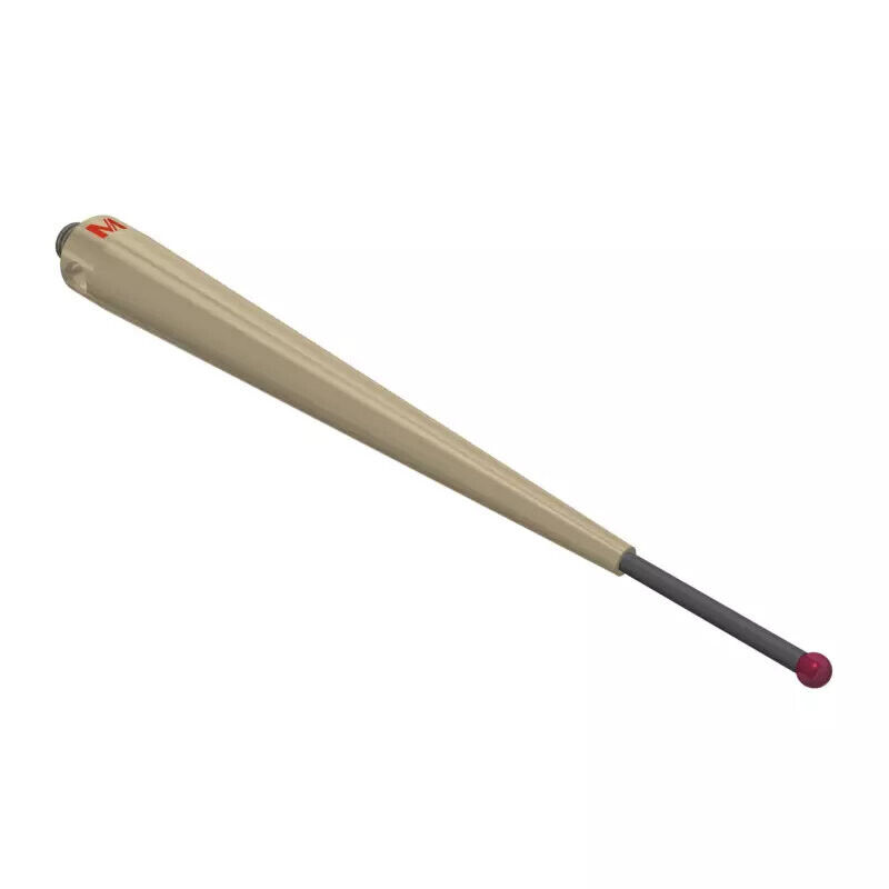 K651515 - Stylus M5 ruby ball Ø3,0mm,Stylus M5 ruby ball Ø3,0mm
, Metal duro stem Ø2mm, titanium base Ø10,0mm, L100mm, ML 20mm, Mitutoyo