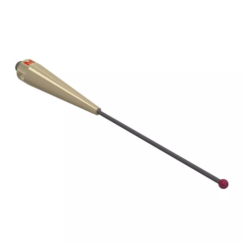 K651516 - Stylus M5 ruby ball Ø3,0mm,Stylus M5 ruby ball Ø3,0mm
, Metal duro stem Ø1,5mm, titanium base Ø10,0mm, L100mm, ML 55mm, Mitutoyo