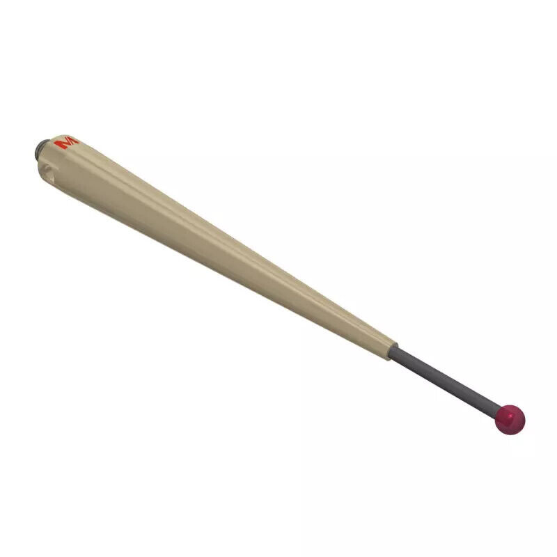 K651517 - Stylus M5 ruby ball Ø4,0mm,Stylus M5 ruby ball Ø4,0mm
, Metal duro stem Ø3mm, titanium base Ø10,0mm, L100mm, ML 30,5mm, Mitutoyo