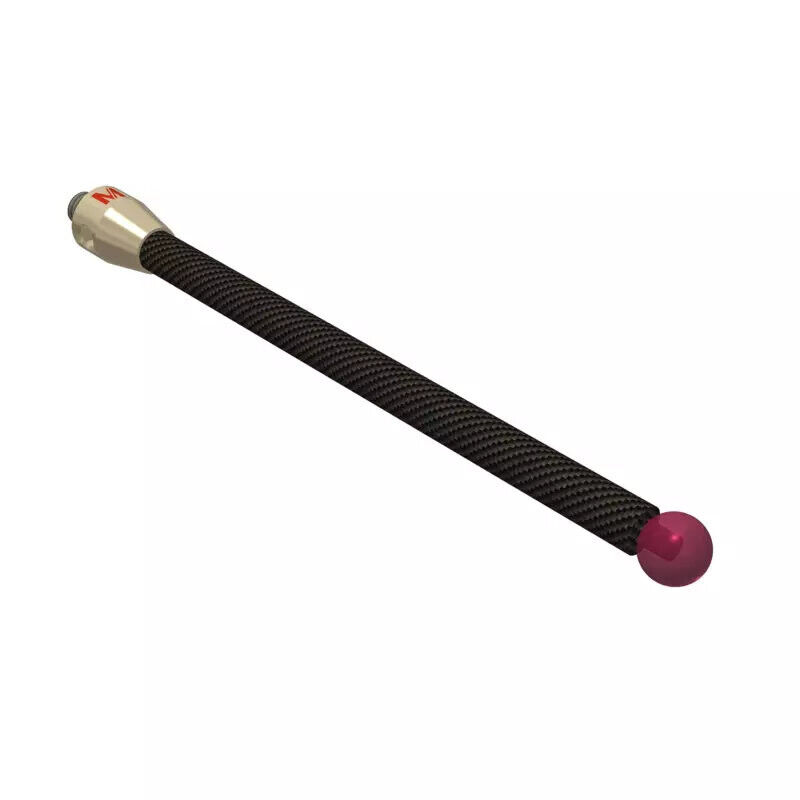 K651523 - Stylus M5 ruby ball Ø8,0mm,carbon fibre stem Ø6mm, titanium base Ø10,0mm, L100mm, ML 89,5mm, Mitutoyo