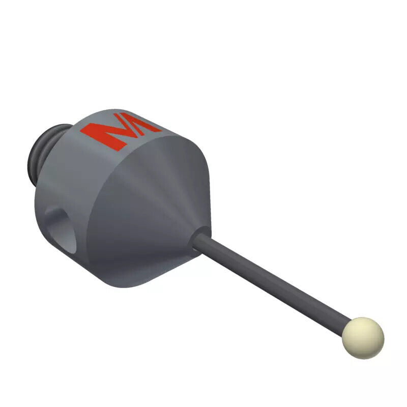 K651537 - Stylet M5 bille oxyde de zirconium Ø2,0mm, Metal duro stem Ø1mm, titanium base Ø10,0mm, L20mm, ML 11mm, Mitutoyo