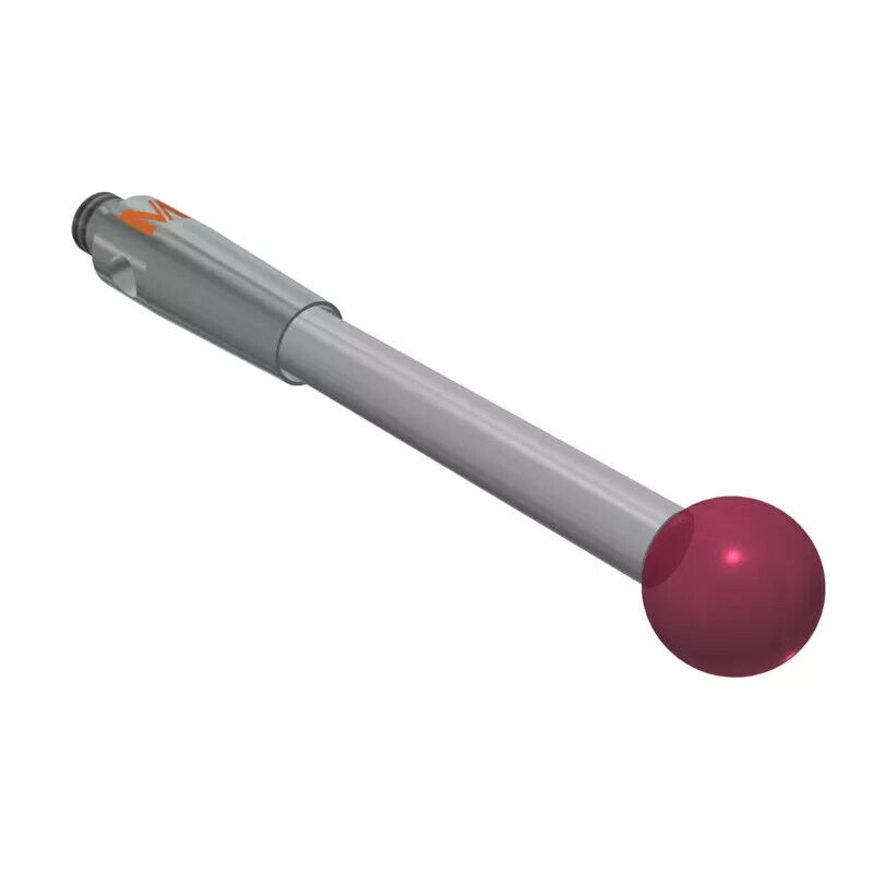 K651544 - Stylus M2 ruby ball Ø4,0mm,Metal duro stem Ø2mm, stainless aço base Ø3,0mm, L22mm, ML 22mm, Mitutoyo