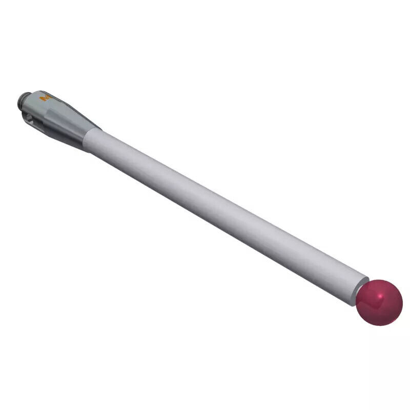 K651552 - Stylus M4 ruby ball ø6,0mm,Stylus M4 ruby ball ø6,0mm, Cerâmica stem Ø4,5mm, stainless aço base Ø7,0mm, L75mm, ML 63,5mm, Mitutoyo